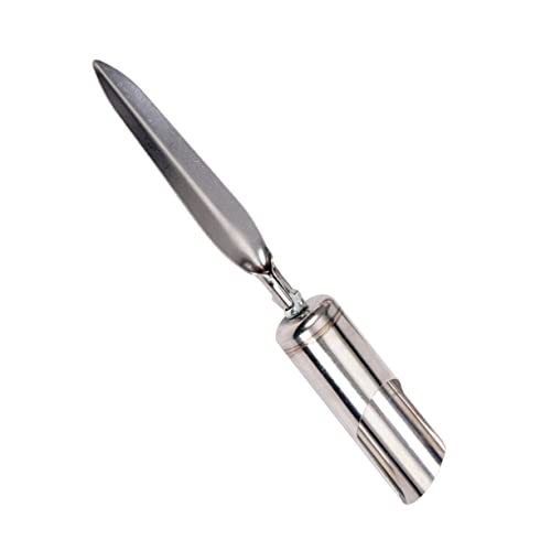 Sosoport Soporte de Poste Ordenador portstil portstiles Fishing Rod Poste de Acero Inoxidable caña de Pescar Silver