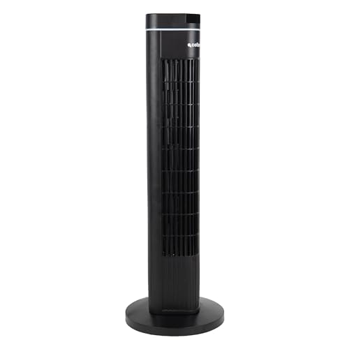 Cofan Ventilador de Torre con Control Remoto en color Negro | Incluye Mando a Distancia y Temporizador (8 horas) | 3 velocidades de ventilador y 3 modos de viento - imagen 3