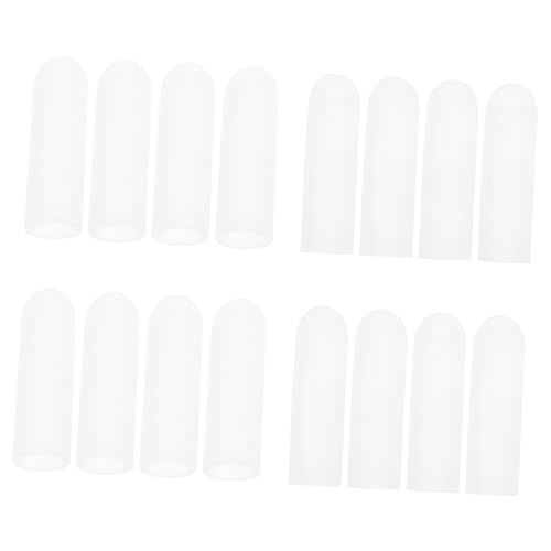 SHERCHPRY 8Pairs Silicone Finger Protectors Reusable Non Slip Finger Covers for Protection Comfortable Cutting Accessory for Men and Women for Crafts and Everyday Use