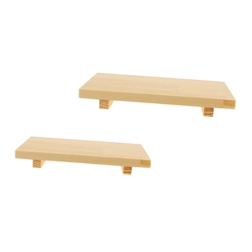Set de 2 platos para sushi estilo japonés 24x15cm y 27x18cm miniatura 1