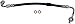 Dorman H622580 Rear Passenger Side Brake Hydraulic Hose Compatible with Select Mazda Models