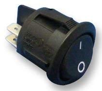 Multicomp R13-244A-02-Bb-3A Switch, Rocker, Dpst, 20A, 250V, Black (5 Pieces)