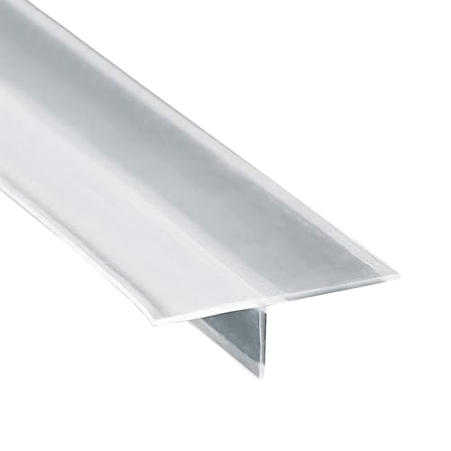 jackfru Junta transparente para mampara de ducha de 0-15 mm, 1-3 m, para mampara de ducha de cristal de 0 a 15 mm, deflector de agua, protección contra golpes, para puertas de ducha (3 m)