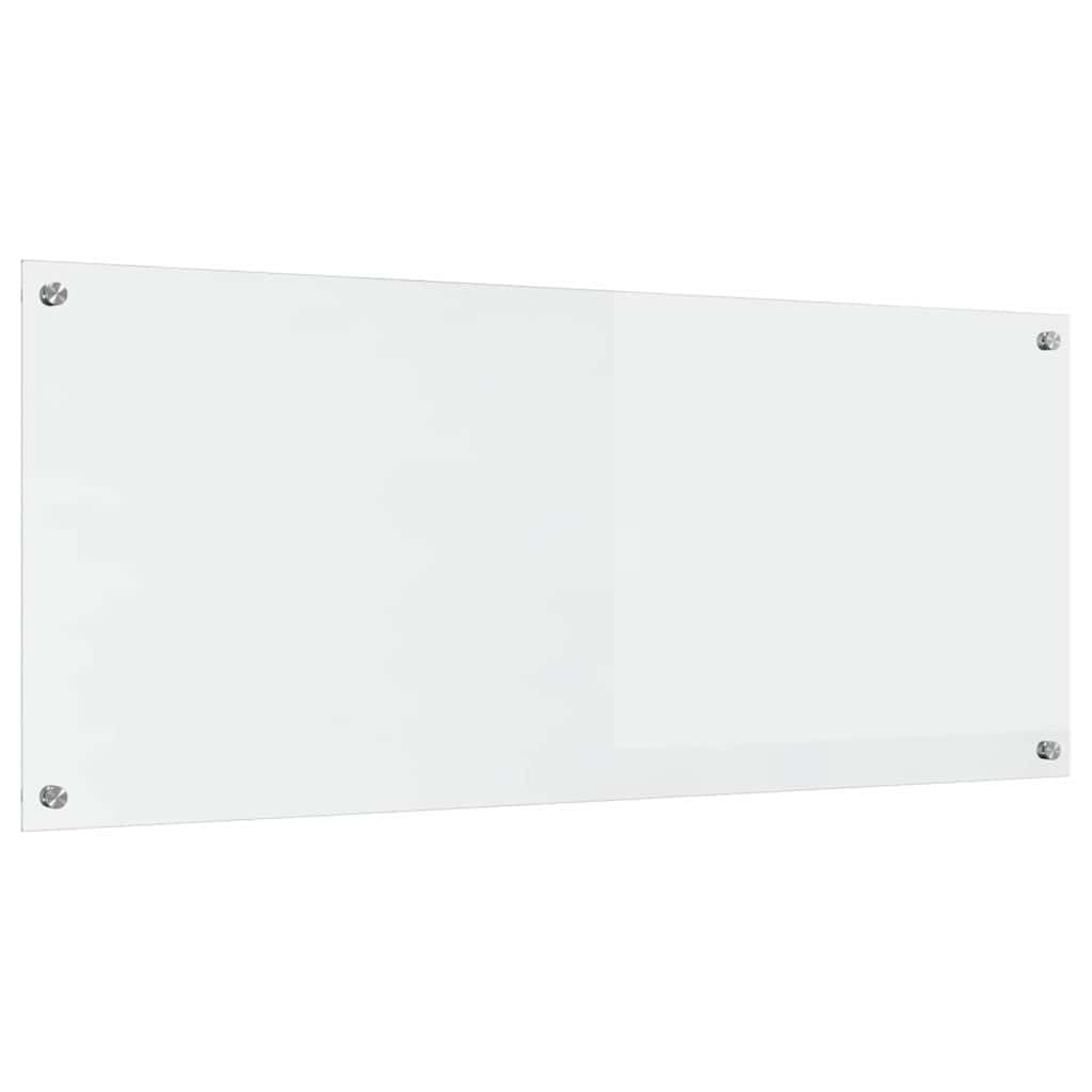 vidaXL Küchenrückwand Transparent 120 x 50 cm Gehärtetes Glas, Moderne, robuste Glasrückwand für die Küche, hitzebeständig, stylisches Design, easy Montage