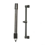 Angelzubehör Karpfenrutenhalter-Set mit Banksticks verbessert Ihr Angelerlebnis (2-polig, 25 cm)