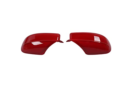 Couvre miroir rétroviseur décoration carrosserie rouge pour voiture 2010-2020