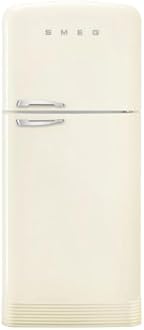 Smeg Right Hand Hinge FAB50RCR5 80/20 Frost Free Fridge Freezer - Cream - E Rated