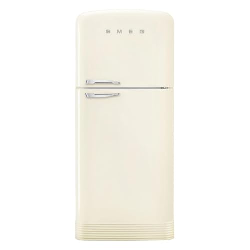 Smeg Right Hand Hinge FAB50RCR5 80/20 Frost Free Fridge Freezer - Cream - E Rated