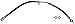 Dorman H622427 Front Driver Side Brake Hydraulic Hose for Select Toyota Models