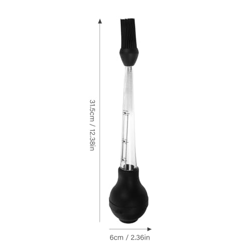 Yardwe Poire à Jus avec Brosse et Aiguille, 31,5 cm, pour Barbecue – vue 2