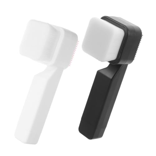 VINTORKY Facial Cleansing Brush Double-Sided Silicone Exfoliator Face Wash Tool Soft and Gentle for Women Deep Pore Cleaning