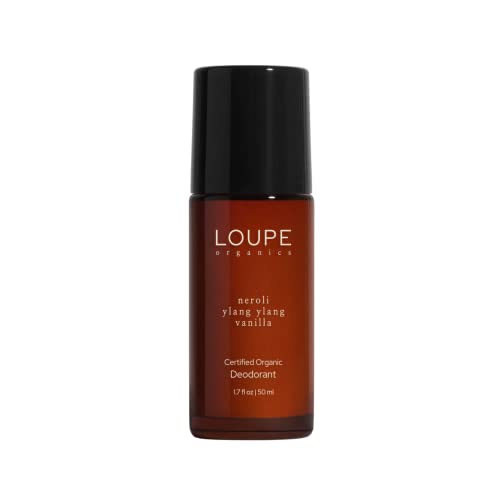 Loupe Organics - Certified Organic Deodorant Roll-on for Women and Men | All Natural & Plant-Based, Vegan & Cruelty-Free