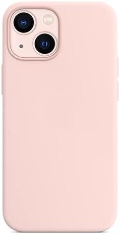 Grab N GOLeather Back Cover Case Compatible for iPhone 13 Pro Case 2021, 6.1 inches.. Slim Full Leather Supports Wireless Charging Scratch-Resistant (Leather - Pink)