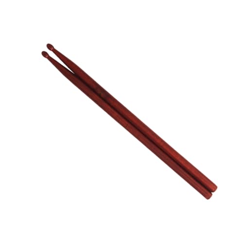Baquetas profesionales de madera de caoba con agarre antideslizante para batería, percusión, entrenamiento con peso y práctica de jazz y snare