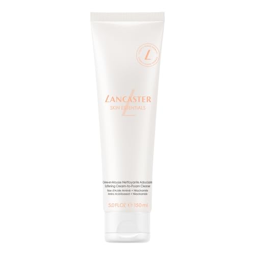 LANCASTER Softening Cream-to-Foam Cleanser | Limpiador en espuma que elimina el maquillaje, las impuresas y los residuos de contaminación | Todo tipo de pieles | 150 ml