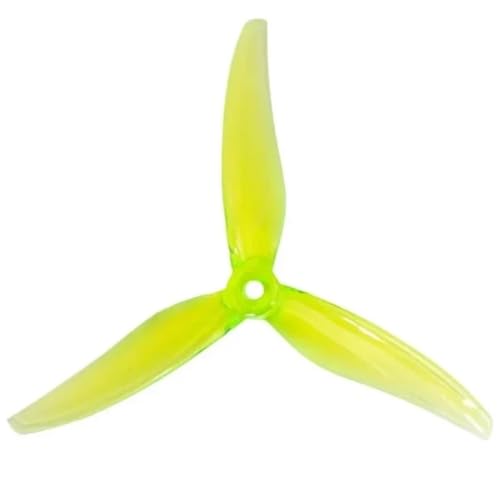 Hélices Fury de 5 pulgadas color amarillo de alta visibilidad para tus vuelos FPV de tarde