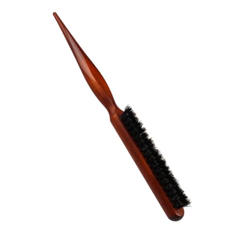 Peine de Madera Natural para cardar el Cabello, 3 Piezas, para peinar y peinar después del Peinado, Herramienta Ligera para Uso Familiar (marrón, 24 x 2,7 cm)
