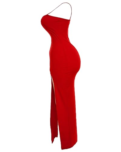 Maxi Bodycon Dress for Women - Long Fitted Slip Dress4