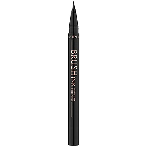 CATRICE, Brush Ink Tattoo Liner Waterproof 010 Black Waterproof 1 ml