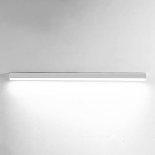 Réglette LED 100cm blanche H3TF5J pour plafond de cuisine et chambre 6000K