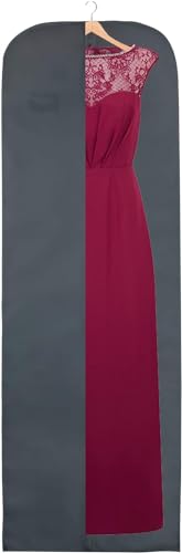 Wedcova Dress Bag, Grey, 24"x72" inches (Pack of 1)