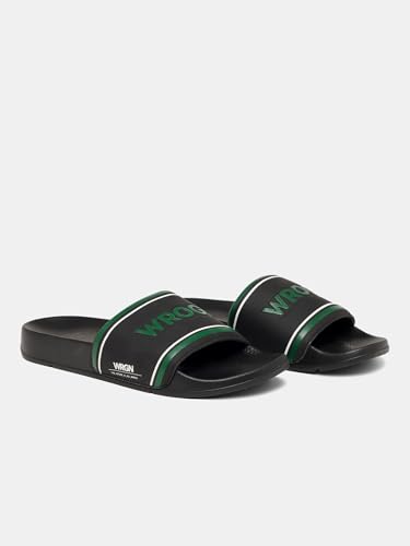 Image of WROGN Men's Anti-slip Sliders | Lightweight EVA Sole | Foam Padded Comfort