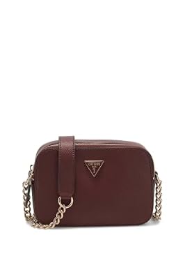 Guess Donna Tracolla Noelle Ii Crossbody Camera Burgundy