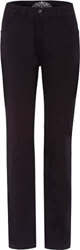 Raphaela by Brax Damen Corry Fame | Comfort Plus Jeans Hose, Schwarz (Black 2) , W31/L30 (Herstellergröße: 40K)