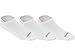 ASICS Cushion Low Cut (3 Pack), White, Medium