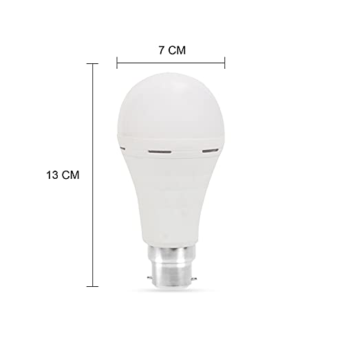 Image of Lexton Livon LV-B13 Inverter LED Emergency Bulb with Portable Hanging Hook (White) Large