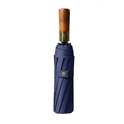 erised's bifrost Paraguas portátil plegable de viaje compacto de 46 pulgadas, resistente al viento/viento, cierre automático de apertura, 12 varillas, protección UV 99, UPF 50, sol/lluvia, mango