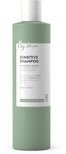 By Veira, Sensitive Shampoo 10.1 Fl Oz, Soothes Itchy Scalp & Moistures Frizzy Hair, Color...