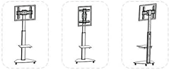Diagram illustrating the assembly steps of the KIMEX 030-2020 TV stand.