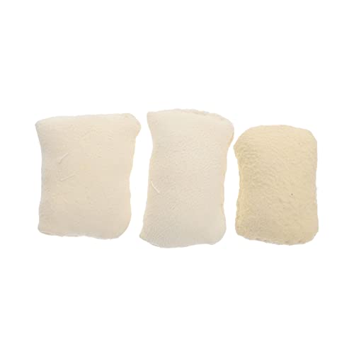 BESPORTBLE 3 Pcs Erhu Sound Filter Pads Comfortable Erhu Mutes for and Noise Reduction Beige