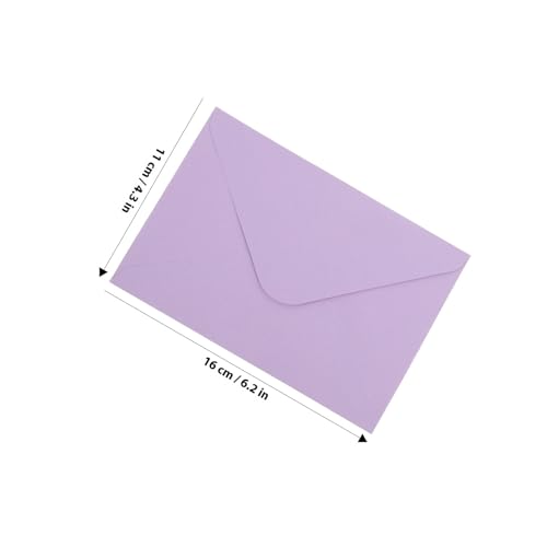 Sobres para tarjetas sin transparencias color lavanda Zerodeko de papel resistente 50 uds 2
