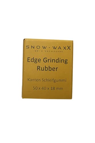 Snow-WaxX Edge Grinding Rubber | Schleifgummi Kanten | Ski Snowboard | 50 X 40 X 18 mm | Made in Germany