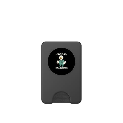 Funny Trust Me I'm a Ducktor Medical Pun Quack Duck Doctor PopSockets PopWallet pour MagSafe – vue 2