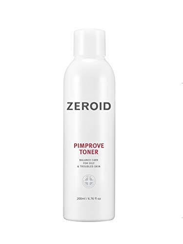 Preisvergleich Produktbild ZEROID Pimprove Toner 200ml, ausgewogene Pflege für fettige und rissige Haut