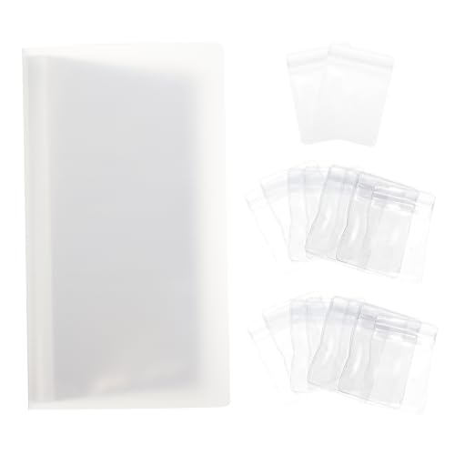 VALICLUD Jewelry Collect Book Jewelry Holder 1 Set Transparent Storage Bag Pvc Material