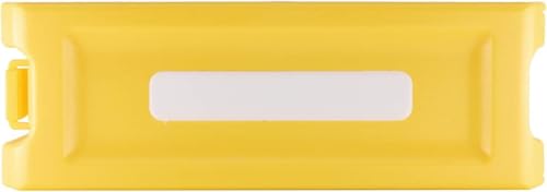 Image of Plano Edge Terminal Medium Weight Retainer Box, Yellow, Customizable Fishing Tackle Storage, Includes Weight Retainer Tackle Tray