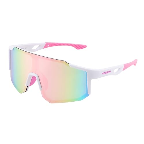 FEISEDY Sports Sunglasses for Men Women and Teens - Baseball Biking Cycling UV400 Protection B2388