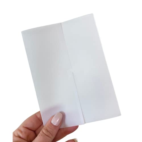 Vellum Wrap Jackets for 5x7 Wedding Invitations, Set of 25