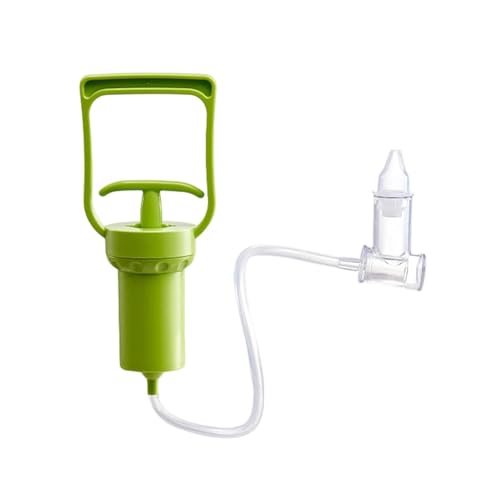 Aspirador nasal para recién nacidos y niños, limpiador de nariz manual de succión fuerte con succión suave antireflujo, removedor de moco nasal para viajes, hogar, uso diario y alivio de la hora de