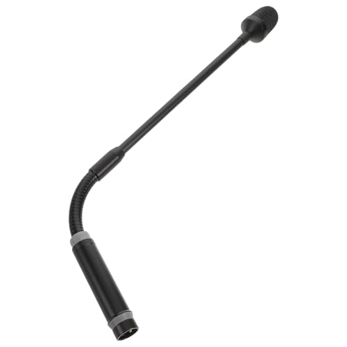 Milisten Microphone à Col de Cygne Xlr Broches Flexible pour Dj Scène Conférence et Bar Compatible avec Mixeurs Audio