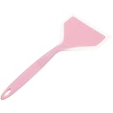 TOYZFRIENDY Espátula de Silicona Grande Multifunción para Freír, Resistente y Antiadherente, Color Rosa, Apta para Wok y Ollas Domésticas, Utensilio de Cocina Seguro y Flexible para Uso