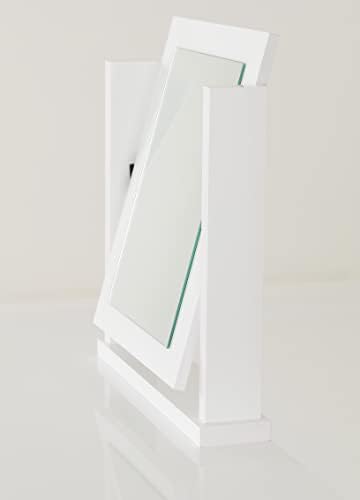 Seconique Nevada 4 Drawer Dressing Table Set - White Gloss