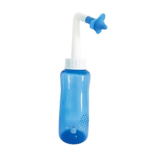 DYNWAVE Irrigação Nasal Neti Pot para Adultos E Crianças Sem BPA, Válvula manual 300ml