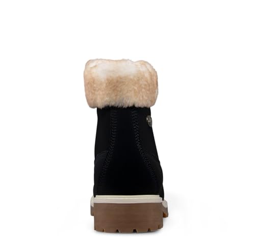 Image of Lugz womens Convoy Faux Fur Lace Up BootsFashion Boot