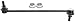 ACDelco 45G20752 Professional Front Suspension Stabilizer Bar Link Kit with Hardware