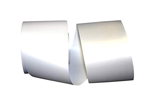 Cinta para impresora Reliant Ribbon blanca 3 pulg x 55 yd miniatura 1